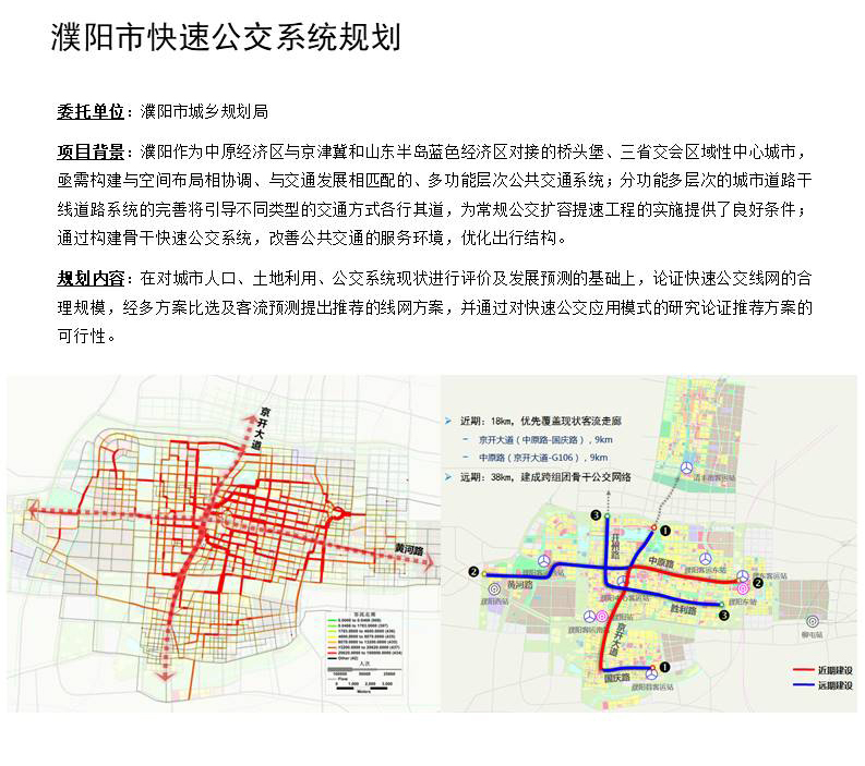 濮陽市快速公交系統規劃